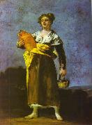 Francisco Jose de Goya Girl with a Jug oil painting artist